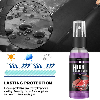 3 In 1 Rapid Wax Polish Spray