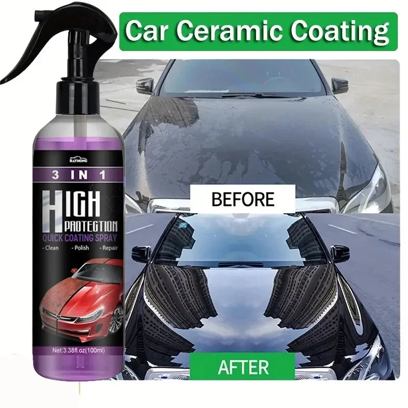 3 In 1 Rapid Wax Polish Spray