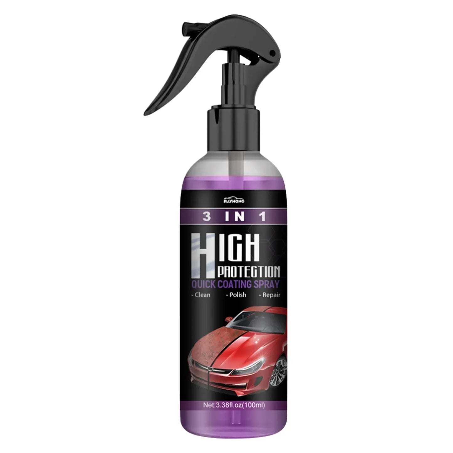 3 In 1 Rapid Wax Polish Spray