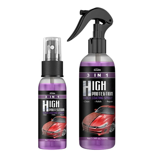 3 In 1 Rapid Wax Polish Spray